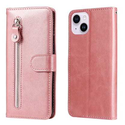 Fashion Calf Texture Zipper Leather Phone Case, For iPhone 16, For iPhone 15 Pro Max, For iPhone 15 Pro, For iPhone 15 Plus