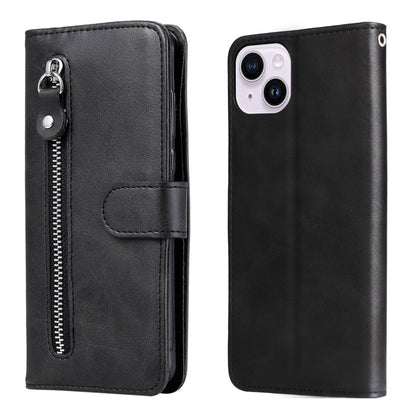 Fashion Calf Texture Zipper Leather Phone Case, For iPhone 16, For iPhone 15 Pro Max, For iPhone 15 Pro, For iPhone 15 Plus