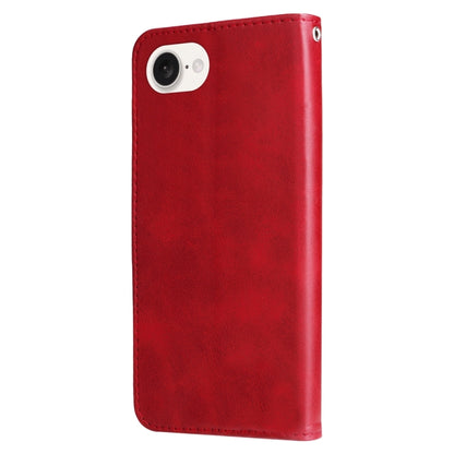 Fashion Calf Texture Zipper Leather Phone Case, For iPhone 17e / 16e, For iPhone 17 Pro Max, For iPhone 17 Pro, For iPhone 17