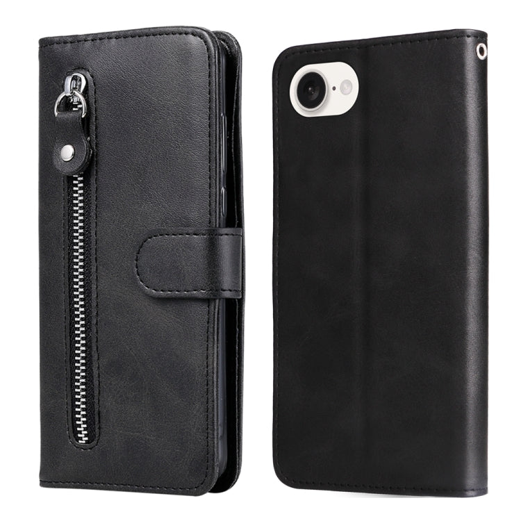 Fashion Calf Texture Zipper Leather Phone Case, For iPhone 18 Pro / 17 Pro, For iPhone 18 Pro Max / 17 Pro Max, For iPhone 17e / 16e, For iPhone 17