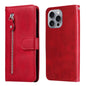 Fashion Calf Texture Zipper Leather Phone Case, For iPhone Air, For iPhone 16 Pro Max, For iPhone 16 Pro, For iPhone 16 Plus