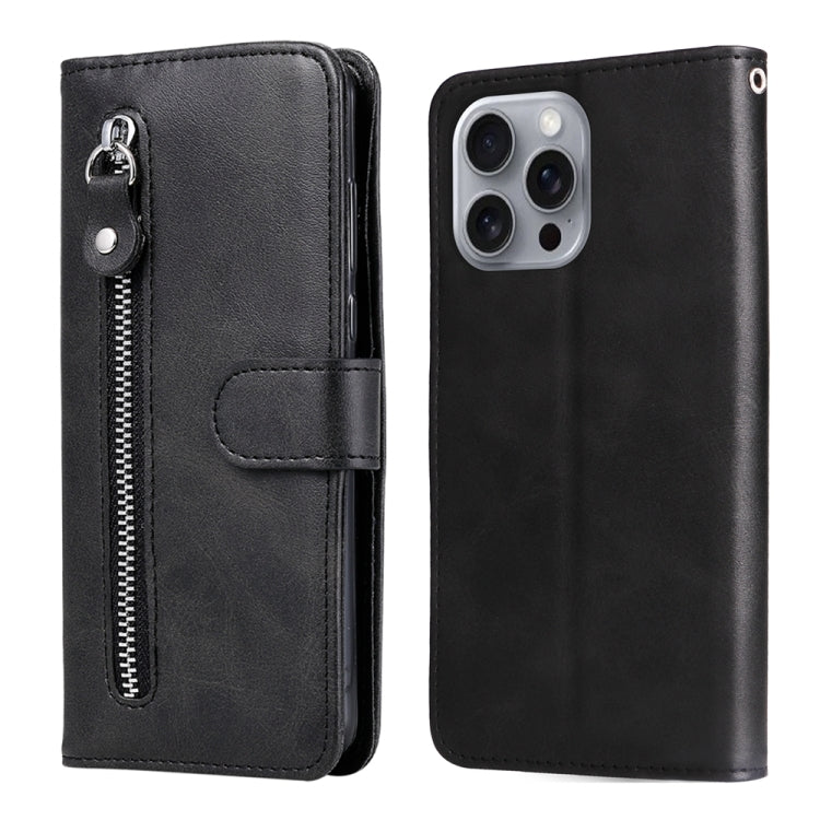 Fashion Calf Texture Zipper Leather Phone Case, For iPhone Air, For iPhone 16 Pro Max, For iPhone 16 Pro, For iPhone 16 Plus