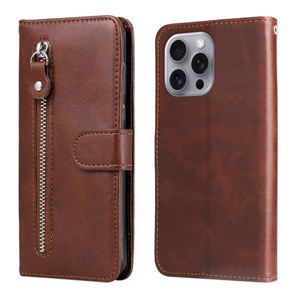 Fashion Calf Texture Zipper Leather Phone Case, For iPhone Air, For iPhone 16 Pro Max, For iPhone 16 Pro, For iPhone 16 Plus
