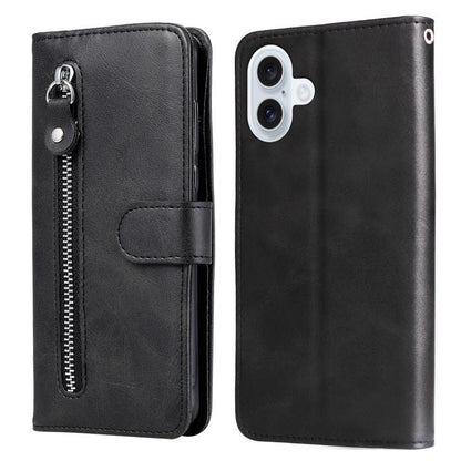 Fashion Calf Texture Zipper Leather Phone Case, For iPhone 18 Pro / 17 Pro, For iPhone 18 Pro Max / 17 Pro Max, For iPhone 17e / 16e, For iPhone 17
