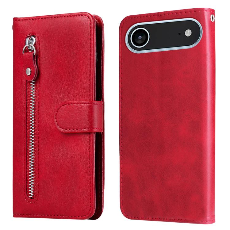Fashion Calf Texture Zipper Leather Phone Case, For iPhone Air, For iPhone 16 Pro Max, For iPhone 16 Pro, For iPhone 16 Plus