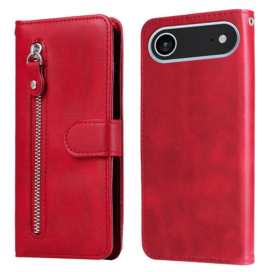 Fashion Calf Texture Zipper Leather Phone Case, For iPhone Air, For iPhone 16 Pro Max, For iPhone 16 Pro, For iPhone 16 Plus
