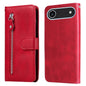 Fashion Calf Texture Zipper Leather Phone Case, For iPhone Air, For iPhone 16 Pro Max, For iPhone 16 Pro, For iPhone 16 Plus