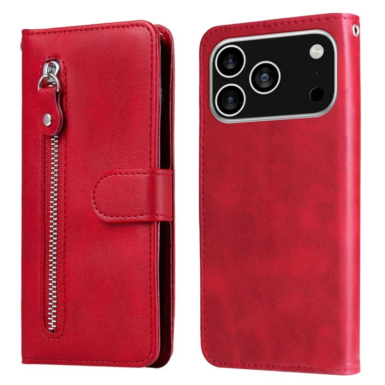 Fashion Calf Texture Zipper Leather Phone Case, For iPhone 18 Pro / 17 Pro, For iPhone 18 Pro Max / 17 Pro Max, For iPhone 17e / 16e, For iPhone 17