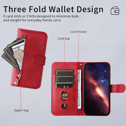 Fashion Calf Texture Zipper Leather Phone Case, For iPhone 18 Pro / 17 Pro, For iPhone 18 Pro Max / 17 Pro Max, For iPhone 17e / 16e, For iPhone 17