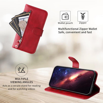 Fashion Calf Texture Zipper Leather Phone Case, For iPhone 18 Pro / 17 Pro, For iPhone 18 Pro Max / 17 Pro Max, For iPhone 17e / 16e, For iPhone 17