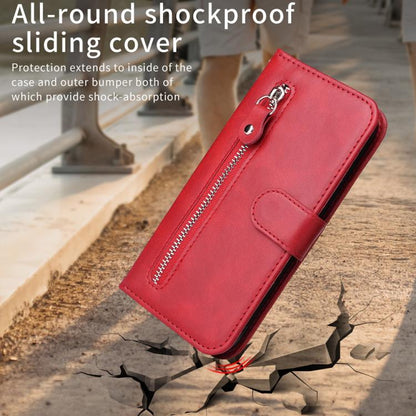 Fashion Calf Texture Zipper Leather Phone Case, For iPhone 18 Pro / 17 Pro, For iPhone 18 Pro Max / 17 Pro Max, For iPhone 17e / 16e, For iPhone 17