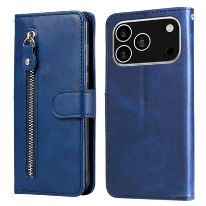 Fashion Calf Texture Zipper Leather Phone Case, For iPhone 18 Pro / 17 Pro, For iPhone 18 Pro Max / 17 Pro Max, For iPhone 17e / 16e, For iPhone 17