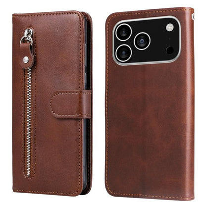Fashion Calf Texture Zipper Leather Phone Case, For iPhone 18 Pro / 17 Pro, For iPhone 18 Pro Max / 17 Pro Max, For iPhone 17e / 16e, For iPhone 17