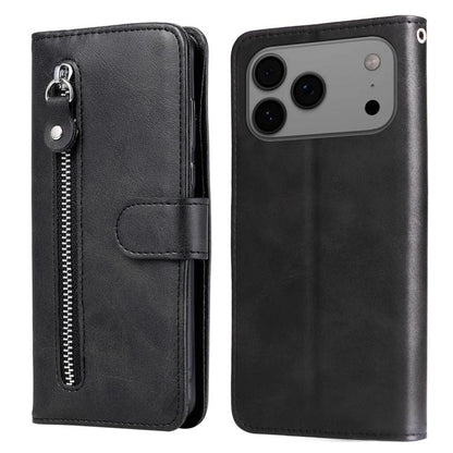 Fashion Calf Texture Zipper Leather Phone Case, For iPhone 18 Pro / 17 Pro, For iPhone 18 Pro Max / 17 Pro Max, For iPhone 17e / 16e, For iPhone 17