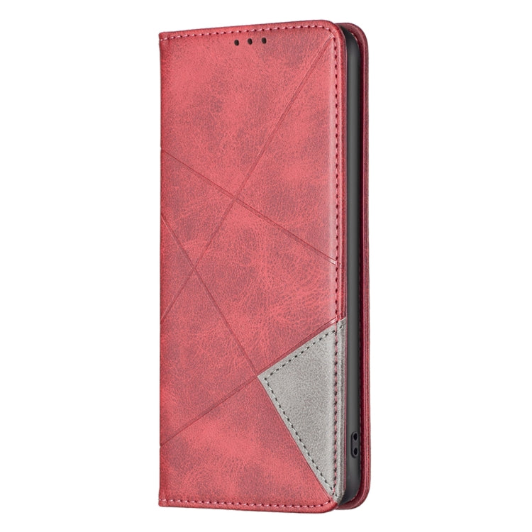 Rhombus Texture Magnetic Leather Phone Case, For iPhone 16 Pro Max, For iPhone 16 Pro, For iPhone 16 Plus, For iPhone 16