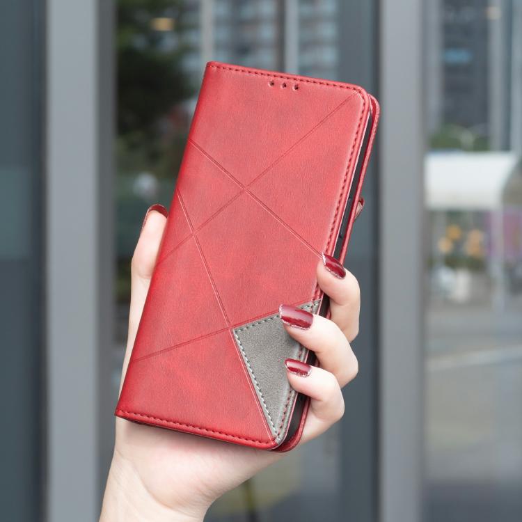 Rhombus Texture Magnetic Leather Phone Case, For iPhone 17 Pro Max, For iPhone 17 Pro, For iPhone 17, For iPhone Air