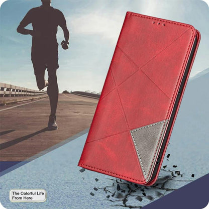 Rhombus Texture Magnetic Leather Phone Case, For iPhone 17 Pro Max, For iPhone 17 Pro, For iPhone 17, For iPhone Air