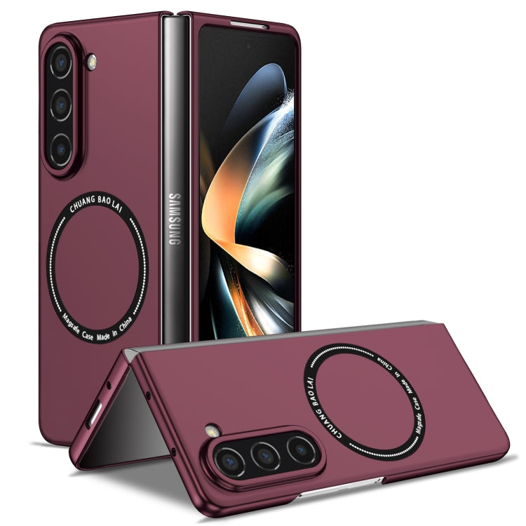 Magsafe Magnetic Folding PC Phone Case, For Samsung Galaxy Z Fold6 5G, For Samsung Galaxy Z Fold5, For Samsung Galaxy Z Flip5 5G