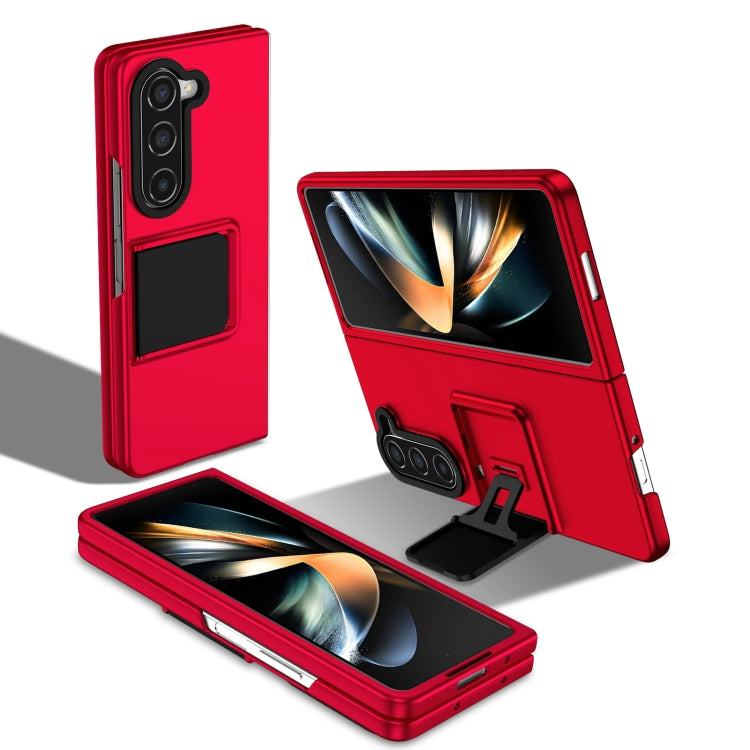 Three-dimensional Folding Holder PC Phone Case, For Samsung Galaxy Z Flip6 / Flip7 FE, For Samsung Galaxy Z Fold6 5G, For Samsung Galaxy Z Fold5, For Samsung Galaxy Z Flip5 5G