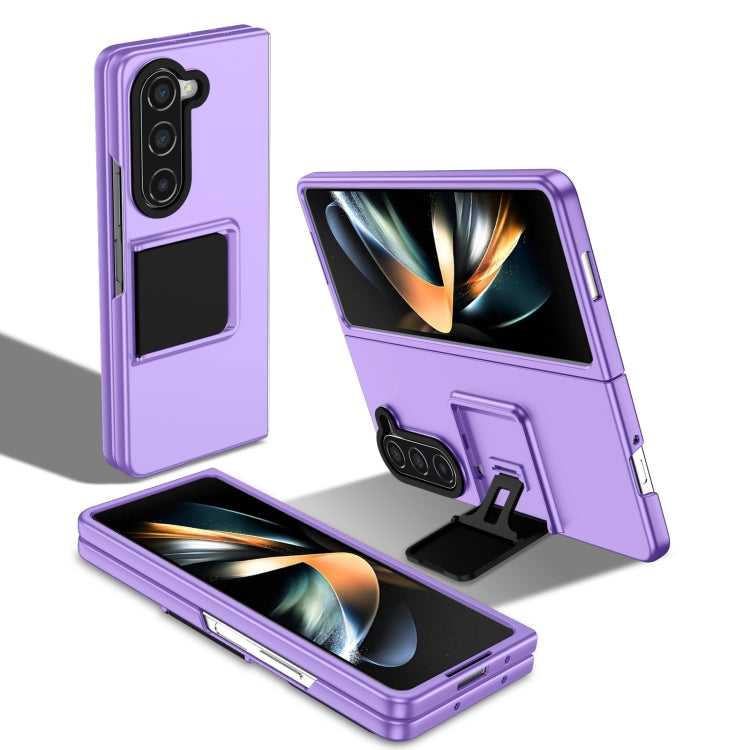 Three-dimensional Folding Holder PC Phone Case, For Samsung Galaxy Z Flip6 / Flip7 FE, For Samsung Galaxy Z Fold6 5G, For Samsung Galaxy Z Fold5, For Samsung Galaxy Z Flip5 5G