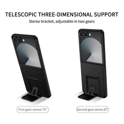 Three-dimensional Folding Holder PC Phone Case, For Galaxy Z Flip7 5G, For Samsung Galaxy Z Flip6 5G, For Samsung Galaxy Z Fold6 5G, For Samsung Galaxy Z Fold5