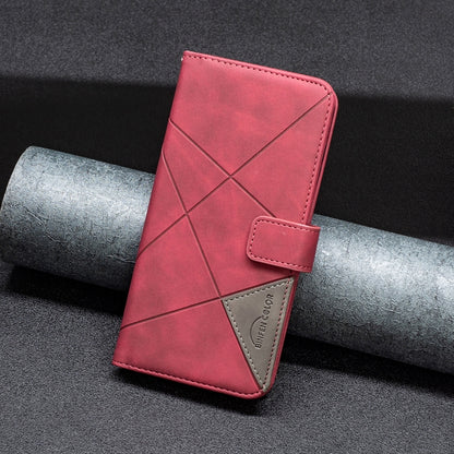 Magnetic Buckle Rhombus Texture Leather Phone Case, For iPhone 15 Pro Max, For iPhone 15 Pro, For iPhone 15 Plus, For iPhone 15