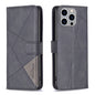 Magnetic Buckle Rhombus Texture Leather Phone Case, For iPhone 15 Pro Max, For iPhone 15 Pro, For iPhone 15 Plus, For iPhone 15