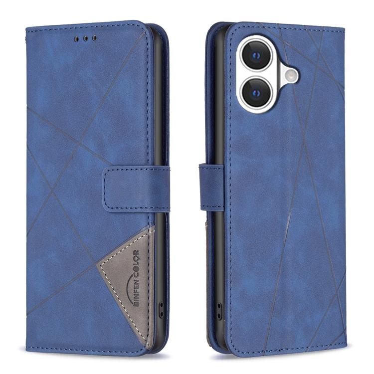 Magnetic Buckle Rhombus Texture Leather Phone Case, For iPhone 17 Pro Max, For iPhone 17 Pro, For iPhone 17, For iPhone Air
