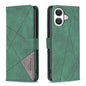 Magnetic Buckle Rhombus Texture Leather Phone Case, For iPhone 18 Pro/17 Pro, For iPhone 18 Pro Max/17 Pro Max, For iPhone 17, For iPhone 17 Air