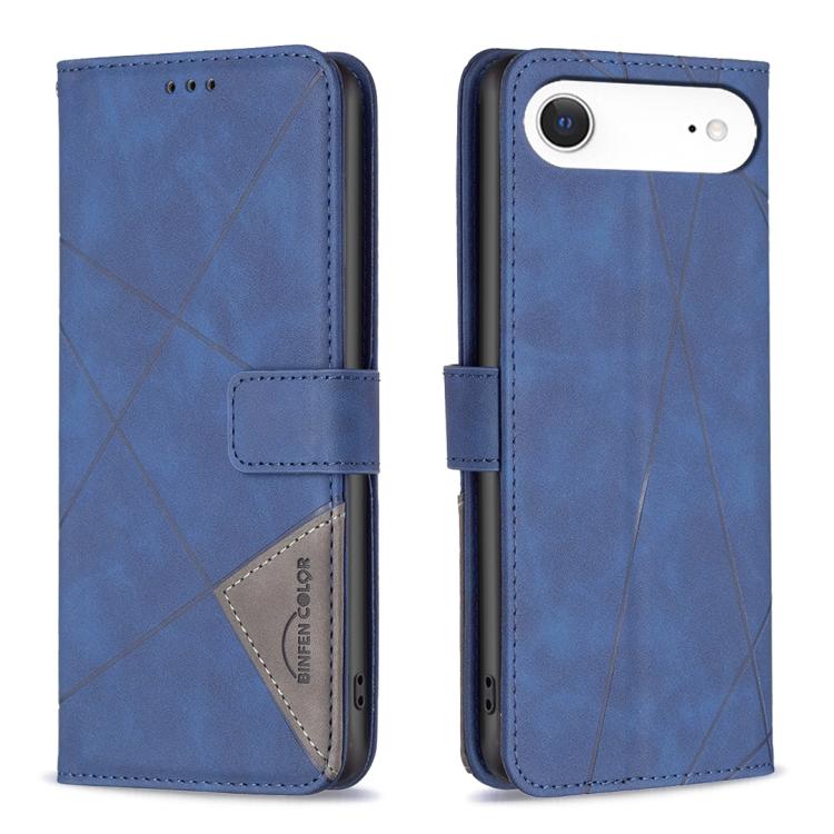 Magnetic Buckle Rhombus Texture Leather Phone Case, For iPhone 17 Pro Max, For iPhone 17 Pro, For iPhone 17, For iPhone Air