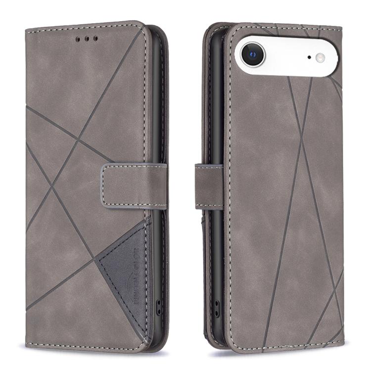 Magnetic Buckle Rhombus Texture Leather Phone Case, For iPhone 17 Pro Max, For iPhone 17 Pro, For iPhone 17, For iPhone Air