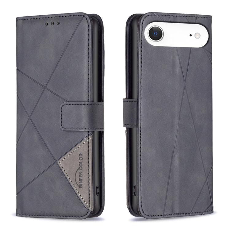 Magnetic Buckle Rhombus Texture Leather Phone Case, For iPhone 17 Pro Max, For iPhone 17 Pro, For iPhone 17, For iPhone Air