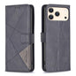 Magnetic Buckle Rhombus Texture Leather Phone Case, For iPhone 18 Pro/17 Pro, For iPhone 18 Pro Max/17 Pro Max, For iPhone 17, For iPhone 17 Air