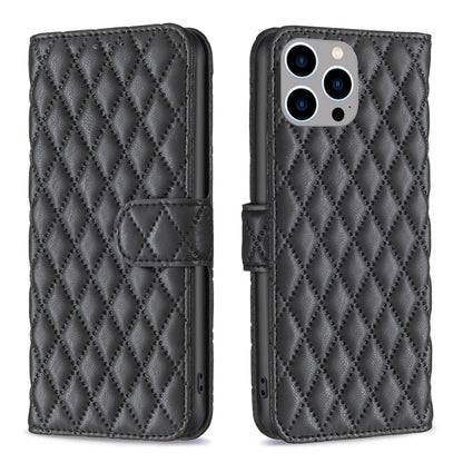 Diamond Lattice Wallet Flip Leather Phone Case, For iPhone 16, For iPhone 15 Pro Max, For iPhone 15 Pro, For iPhone 15 Plus