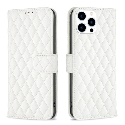 Diamond Lattice Wallet Flip Leather Phone Case, For iPhone 16, For iPhone 15 Pro Max, For iPhone 15 Pro, For iPhone 15 Plus