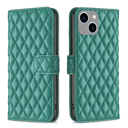Diamond Lattice Wallet Flip Leather Phone Case, For iPhone 16, For iPhone 15 Pro Max, For iPhone 15 Pro, For iPhone 15 Plus