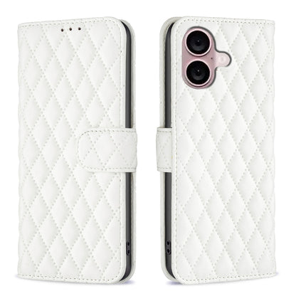 Diamond Lattice Wallet Flip Leather Phone Case, For iPhone 16, For iPhone 15 Pro Max, For iPhone 15 Pro, For iPhone 15 Plus
