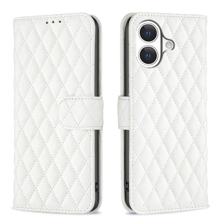 Diamond Lattice Wallet Flip Leather Phone Case, For iPhone 17e / 16e, For iPhone 17 Pro Max, For iPhone 17 Pro, For iPhone 17