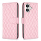 Diamond Lattice Wallet Flip Leather Phone Case, For iPhone 17e / 16e, For iPhone 17 Pro Max, For iPhone 17 Pro, For iPhone 17