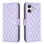 Diamond Lattice Wallet Flip Leather Phone Case, For iPhone 17e / 16e, For iPhone 17 Pro Max, For iPhone 17 Pro, For iPhone 17