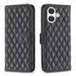 Diamond Lattice Wallet Flip Leather Phone Case, For iPhone 17e / 16e, For iPhone 17 Pro Max, For iPhone 17 Pro, For iPhone 17