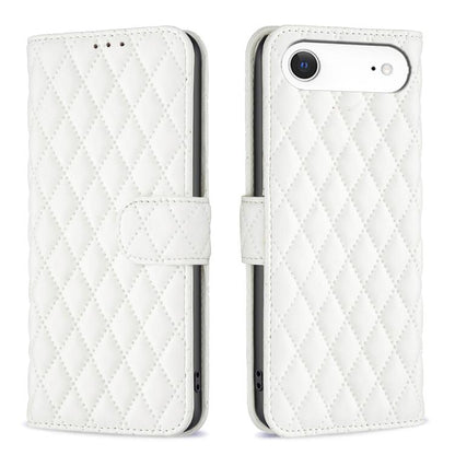 Diamond Lattice Wallet Flip Leather Phone Case, For iPhone Air, For iPhone 16 Pro Max, For iPhone 16 Pro, For iPhone 16 Plus