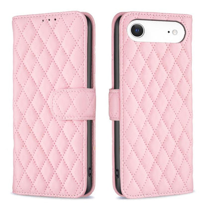 Diamond Lattice Wallet Flip Leather Phone Case, For iPhone Air, For iPhone 16 Pro Max, For iPhone 16 Pro, For iPhone 16 Plus