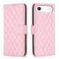 Diamond Lattice Wallet Flip Leather Phone Case, For iPhone Air, For iPhone 16 Pro Max, For iPhone 16 Pro, For iPhone 16 Plus