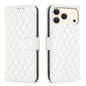 Diamond Lattice Wallet Flip Leather Phone Case, For iPhone 17e / 16e, For iPhone 17 Pro Max, For iPhone 17 Pro, For iPhone 17