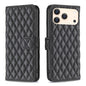Diamond Lattice Wallet Flip Leather Phone Case, For iPhone 17e / 16e, For iPhone 17 Pro Max, For iPhone 17 Pro, For iPhone 17