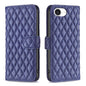 Diamond Lattice Wallet Flip Leather Phone Case, For iPhone 17e / 16e, For iPhone 17 Pro Max, For iPhone 17 Pro, For iPhone 17