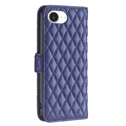 Diamond Lattice Wallet Flip Leather Phone Case, For iPhone 17e / 16e, For iPhone 17 Pro Max, For iPhone 17 Pro, For iPhone 17