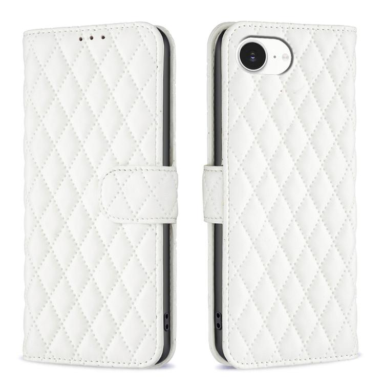 Diamond Lattice Wallet Flip Leather Phone Case, For iPhone 17e / 16e, For iPhone 17 Pro Max, For iPhone 17 Pro, For iPhone 17