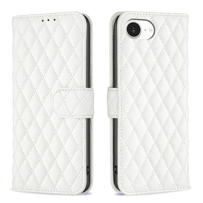 Diamond Lattice Wallet Flip Leather Phone Case, For iPhone 17e / 16e, For iPhone 17 Pro Max, For iPhone 17 Pro, For iPhone 17